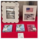 43 - NEW WMC PHOTO FRAMES, ACRYLIC BAR SIGNS