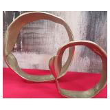 43 - NEW WMC TWO ABSCTACT SCULPTURES (N30)