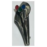 STERLING SILVER BROCH 10.70GRS