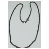 STERLING SILVER 18INCH BOX CHAIN 11.50GRS