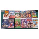 11 - MIXED LOT OF DISNEY MOVIES (F206)