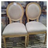 11 - LOT OF TWO MATCHING CHAIRS (U44)