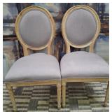 11 - LOT OF TWO MATCHING CHAIRS (U45)