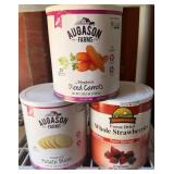 AUGASON FARMS CARROTS, STRAWBERRIES CANNED FOOD