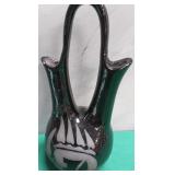 537 - VINTAGE PUEBLO STYLE CERAMIC VASE POT (N87)