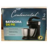 310 - CONTINENTAL BLACK & SILVER STAND MIXER (A12)
