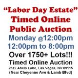WELCOME TO OUR MON. @12pm ONLINE PUBLIC AUCTION