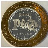 .999 FINE SILVER GAMING TOKEN (B67)