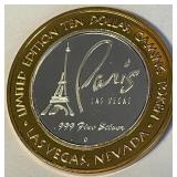 .999 FINE SILVER GAMING TOKEN (B64)