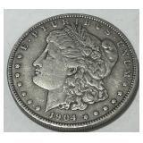 1904 MORGAN SILVER DOLLAR