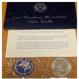 12 - 1971 EISENHOWER UNCIRCULATED SILVER DOLLAR