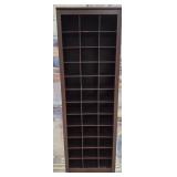 11 - 72" TALL SHOE STORAGE CABINET (U83)