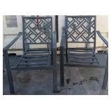 11 - PAIR OF PATIO CHAIRS