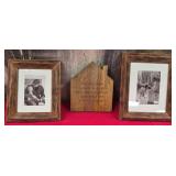 43 - NEW WMC FRAMED ART, WALL PLAQUE