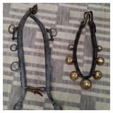 11 - ANTIQUE HORSE YOKE & BELLS (F173)