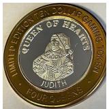 .999 FINE SILVER GAMING TOKEN (B71)