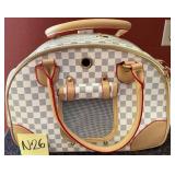 503 - DESIGNER STYLE PET CARRIER TRAVEL BAG (N26)