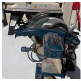 11 - RYOBI CHOP SAW WITH TABLE