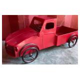11 -16" RED METAL TRUCK DECOR