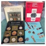 536 - LOT OF 4 WATCH & HOROLOGY BOOKS(D23)