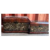 11 - PAIR OF DECORATIVE BOXES