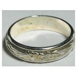 STERLING SILVER SIZE 7 RING 3.50GRS