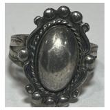 STERLING SILVER SIZE 5.50RING 3.60GRS