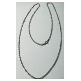 STERLING SILVER 24INCH CHAIN 4.10GRS