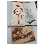 11 - ASIAN ART SCROLLS & MAT (F100)