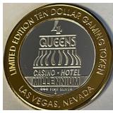 .999 FINE SILVER GAMING TOKEN (B73)