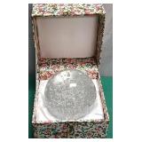 537 - GLASS PAPERWEIGHT & BOX (N80)