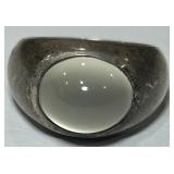 STERLING SILVER RING SIZE8/12.30GRS