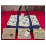 43 - NEW WMC TOTE BAG & THREE POUCHES (O12)