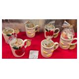 43 - NEW WMC SIX TEACHER GIFT MUGS (N77)