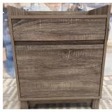 43 - NEW WMC LINON TWO-DRAWER NIGHTSTAND
