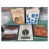 536 - LOT OF MYTHOLOGY GLASS & ANTIQUES BOOKS