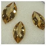 5.34CT CITRINE GEMSTONES