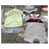 310 - SET OF TWO NEW BABY ROMPERS SIZE 6-9M (A52)