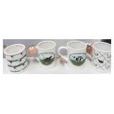 43 - NEW WMC FOUR CERAMIC MUGS (O42)