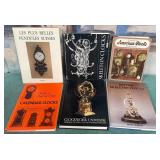 536 - LOT OF 6 ANTIQUE CLOCK REFERENCE BOOKS