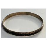 STERLING SILVER BANGLE 15.7 GRS