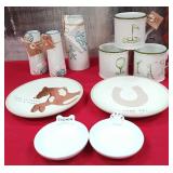 43 - NEW WMC CERAMIC PLATES & MUGS (O115)