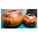 537 - GOUARD ART VASES (N48)