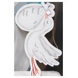 43 - NEW WMC DELIVERY STORK DECORATION (O23)