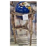 11 - GEMSTONE WORLD GLOBE ON STAND (U48)