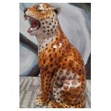 11 - CERAMIC JAGUAR 31"T (F7)