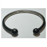STERLING SILVER CUFF BANGLE 16.20 GRS