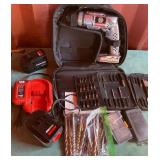 11 - VINTAGE BLACK&DECKER POWER DRILL W/ACCESSORIE