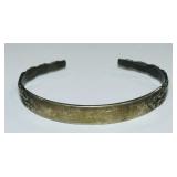 STERLING SILVER CUFF BRACELET 17.00GRS