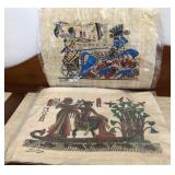 310 - EGYPTIAN STYLE PAPYRUS CLOTH ARTWORK (A27)